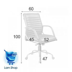 صندلی کارمندی S5000 راحتیران(زمان ارسال 15 تا 25 روز کاری)